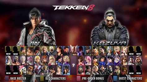 tekken 8 leaked roster|Tekken 8 Leaked Roster